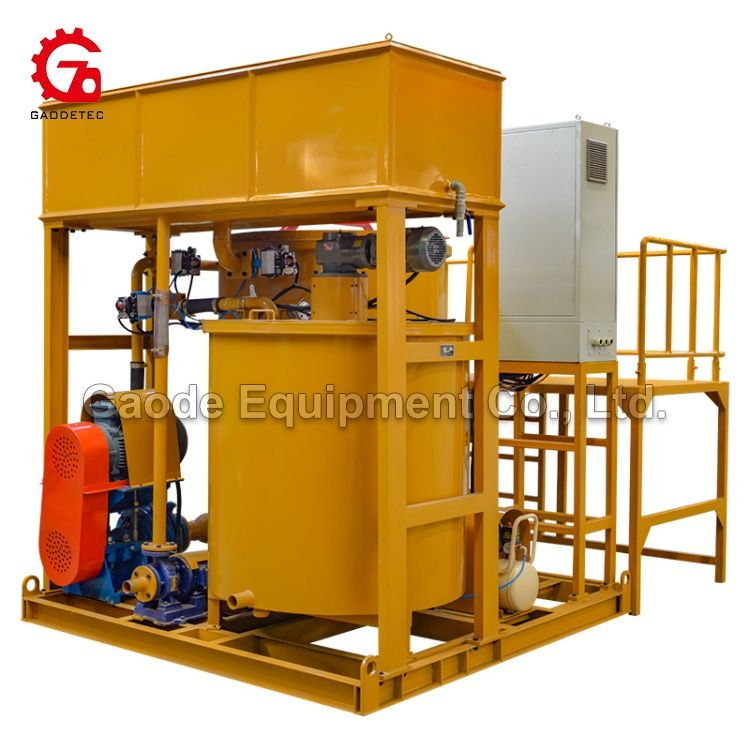 Gaodetec GMA1500-1200E Automatic 1500L Mixer Volume Colloidal Cement Grout Mixer and Agitator Gaodetec GMA1500-1200E Automatic 1500L Mixer Volume Colloidal Cement Grout Mixer and Agitator